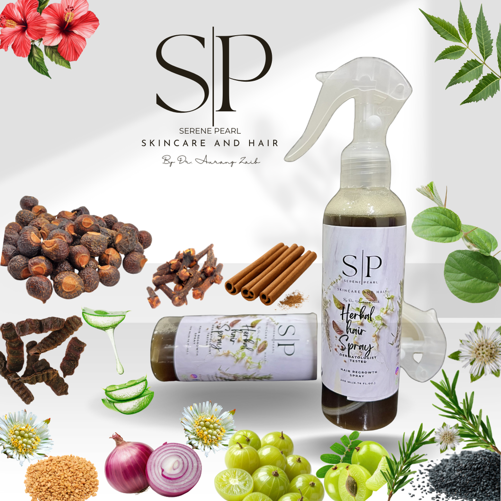 Herbal Hair Growth Spray - Stop Hair Fall |  Get Thicker Hair in 30 Days