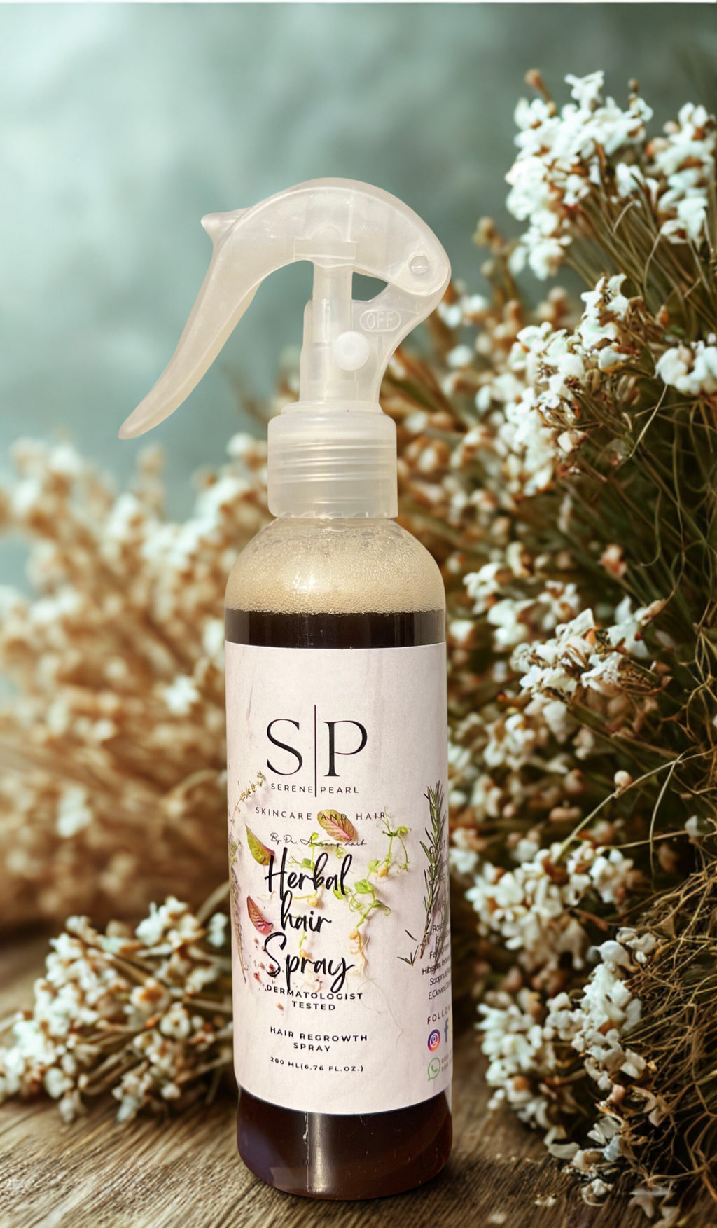 Herbal Hair Growth Spray - Stop Hair Fall |  Get Thicker Hair in 30 Days